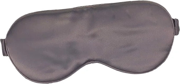CELESTIAL SILK 100% Silk Sleep Mask for Women with Silk Covered Elastic Strap, Eye Mask for Sleeping (One Size, Charcoal G...