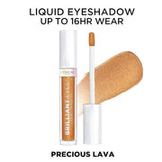 L'Oreal Paris Brilliant Eyes Shimmer Liquid Eye Shadow, Longwearing Lasting Shimmer, Crease Resistant, Flake-Proof, Precis...