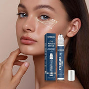 Caffeine Eye Serum for Dark Circles, 3 PCS Under Eye Ice Roller Serum for Anti Aging, Puffiness, Fine Lines, Wrinkles, Car...