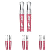 Rimmel Stay Glossy 6HR Lip Gloss, Stay My Rose, 0.18 Fl Oz (Pack of 8) - Product Image