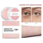 4 Colors Under Eye Brightener, Conceal & Brighten Dark Circles, Nourishing Waterproof Under Eye Cream Pot Concealer Full C...