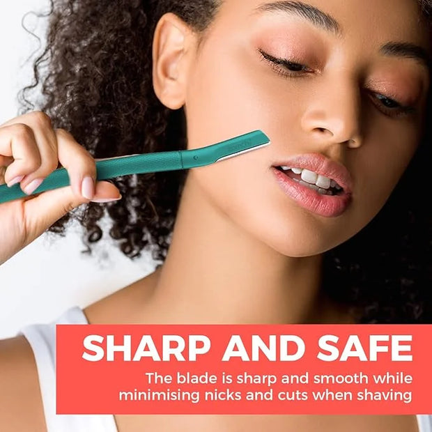 ZOMCHI Eyebrow Razor, Face Razors for Women&Men, Eyebrow Trimmer Shaper with Precision Cover, Facial Shaver with 6 Blades ...