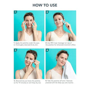 FOREO IRIS Hydrating Hydrogel Eye Mask - Dark Circles Under Eye Treatment for Women & Men - Puffy Eyes Treatment - Hydrati...