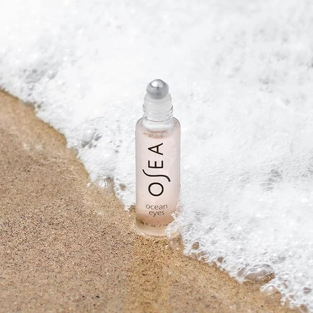 OSEA Ocean Eyes® Age-Defying Eye Serum - For Dark Circles, Puffiness - Cooling Roller Ball Applicator - Hyaluronic Acid, P...