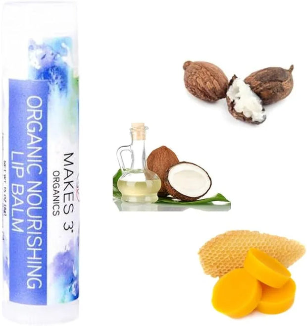 Lip Balm - Organic Natural USDA California