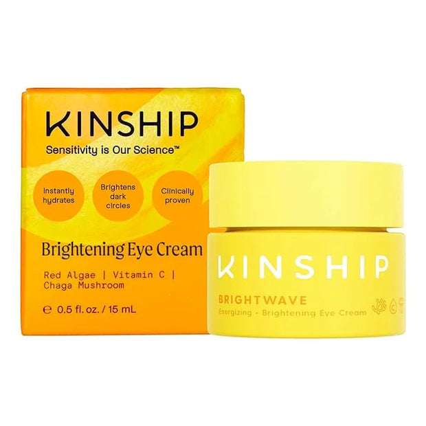 Kinship Brightwave Vitamin C Energizing + Brightening Eye Cream - Reduce Dark Circles & Puffiness - Diminishes Fine Lines ...