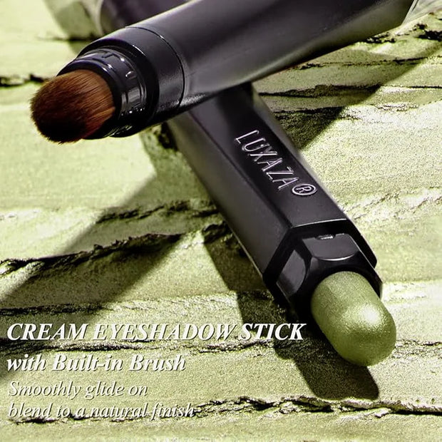 Neutral Eyeshadow Stick Makeup Set, Metallic Shimmer Matte Cream Eye Shadow Eyeliner Brightener Pencil Crayon - Classic 6P...