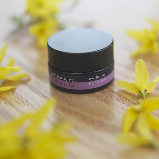 DERMAdoctor Kakadu C Dermatologist Formulated Eye Souffle, Vitamin C and Caffeine Eye Cream. Dark Circles Under Eye Treatm...