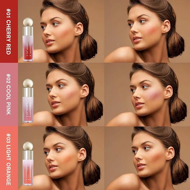 UCANBE 3 PCS Liquid Blush Makeup Kit, Soft Cream Face Blush for Cheeks, Dewy Cheek Tint, Easy to Blend & Light Weight Face...