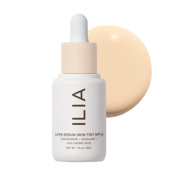 ILIA - Super Serum Skin Tint SPF 40 | Non-Comedogenic, Vegan, Lightweight to Help Against Blue Light, + Pollution while Hy...