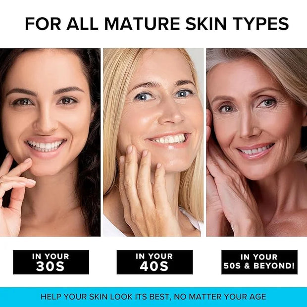SimplyVital Collagen, Retinol & Hyaluronic Acid Cream - Anti-Aging Retinol Cream for Face, Neck & Décolleté - Made in USA ...