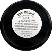 Sedona Matte Pink Brown Taupe Soft Pressed Powder Single Vegan Eyeshadow; Talc, Paraben & Cruelty Free - Product Image