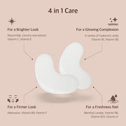 BRIGHT & GLOW REFRESHING HYDROGEL EYE PATCH (1 pair) - Product Image