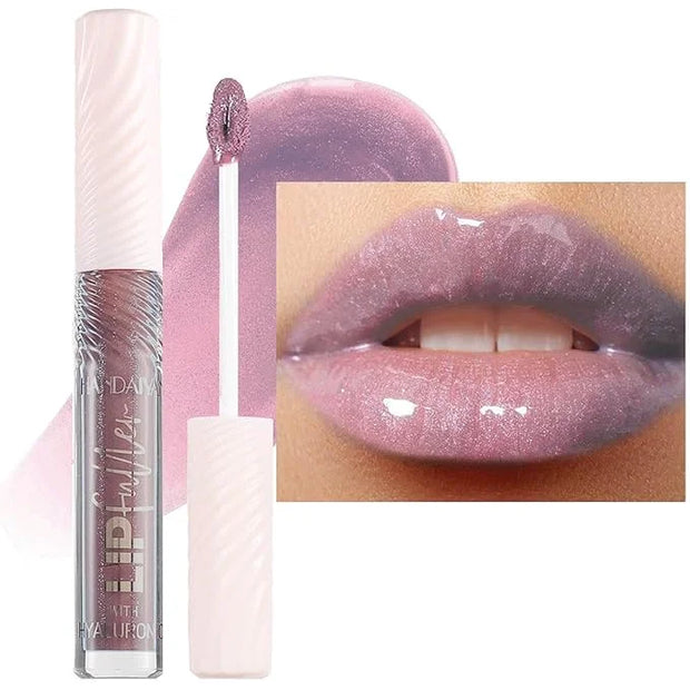 nude purple Lip GlossTinted Glitter Lipgloss Lip Oil Teens Moisturizing Lipstick Lip Balm High Shine And Vegan Plumping Li...