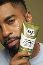 Softsheen-Carson Magic Shaving Beard Grooming Kit for Men with Cedarwood Oil, Includes Beard Butter, Scrub and Cleanser, G...