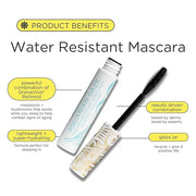 Pacifica Aquarian Gaze Mascara – Abyss (Black) Water-Resistant Long Lash Mascara, Lengthening & Smudge-Proof, Vegan & Crue...