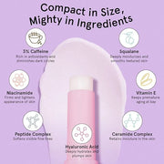 grace & stella Under Eye Brightener Balm Stick - Travel Essentials - Caffeine Eye Cream for Dark Circles, Puffiness, Wrink...