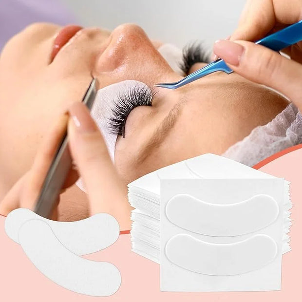 200 Pcs Natural Anti-sensitive Foam Under Eye Patches Pads Eyelash Extensions Tech Supplies Stick Well No Lint Microfoam D...