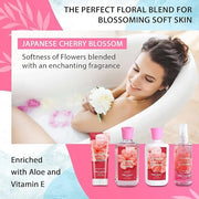 Bath & Body Kit, 3 Fl Oz Travel Size, Ideal Skincare Relaxing Home Spa Set, Includes Body Lotion, Shower Gel, Body Cream, ...