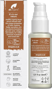 Dr. Organic Snail Gel Facial Serum | Hydrates and Restores Skin, Reduces Fine Lines, Natural, Certified Organic, Paraben &...