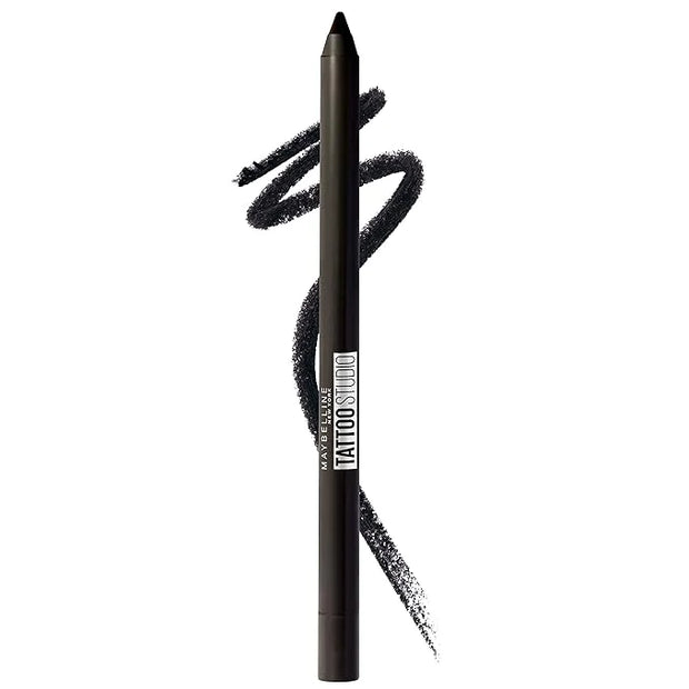 Maybelline TattooStudio Long-Lasting Sharpenable Eyeliner Pencil, Glide on Smooth Gel Pigments with 36 Hour Wear, Waterpro...