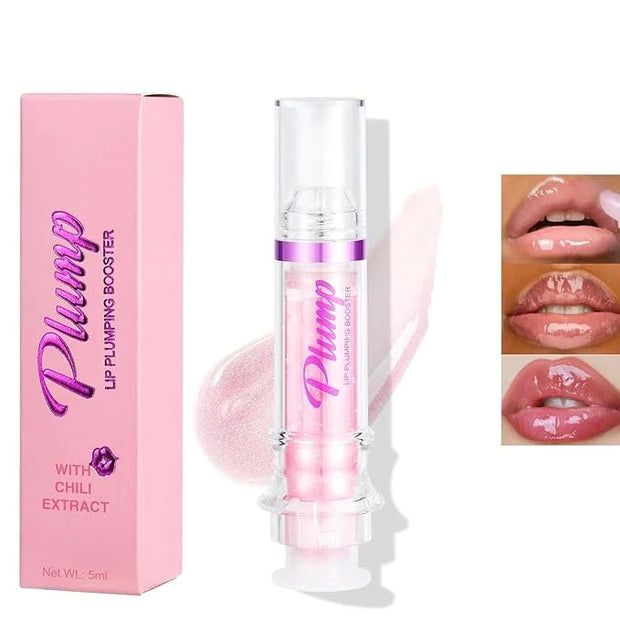 Lip Plumping Booster, Spicy Lip Lipstick, Lifter Gloss, Hydrating, Volumizes High-Shine Lip Plumping Lip Glass Mirror Lip ...