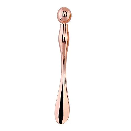 WOIWO 1 PCS Metal Cosmetics Dipping Spoon Cream Shovel Spoon Beauty Mask Small Spoon Eye Cream Stick (gold) - Product Image