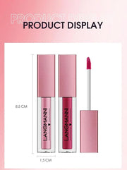 LANGMANNI 12Pcs Lip gloss Collection Makeup Set, Shiny Smooth Soft Liquid Lip Glosses Lip Stain With Rich Varied Colors Fo...