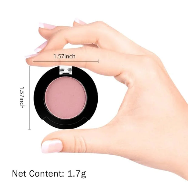 Monochrome Matte Eyeshadow Makeup Palette, Highly Pigmented Cocoa Red Color Eyeshadow Palette,Matte Pressed Powder Eye sha...