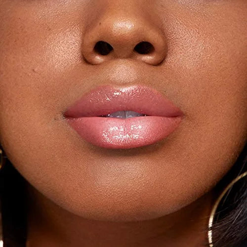 Rimmel Stay Glossy Lip Gloss - Non-Sticky and Lightweight Formula for Lip Color and Shine - 133 Bare Minimum, .18oz - Prod...