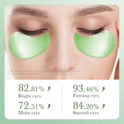 Under Eye Patches, 60PCS Aloe Vera Under Eye Mask for Dark Circles and Puffiness, Under Eye Gel Pads Improve Under Eye Bag...