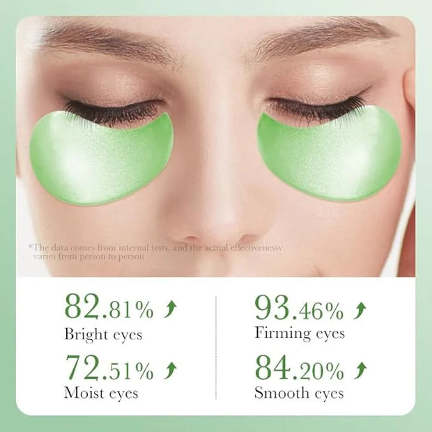 Under Eye Patches, 60PCS Aloe Vera Under Eye Mask for Dark Circles and Puffiness, Under Eye Gel Pads Improve Under Eye Bag...