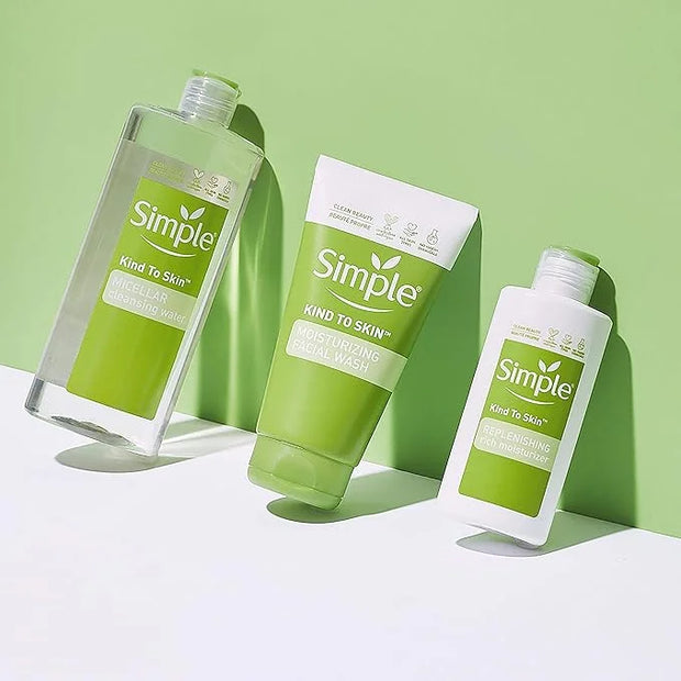 Simple Kind to Skin Face Moisturizer For Sensitive Skin Replenishing Rich 12-Hour Moisturization for All Skin Types 4.2 oz...