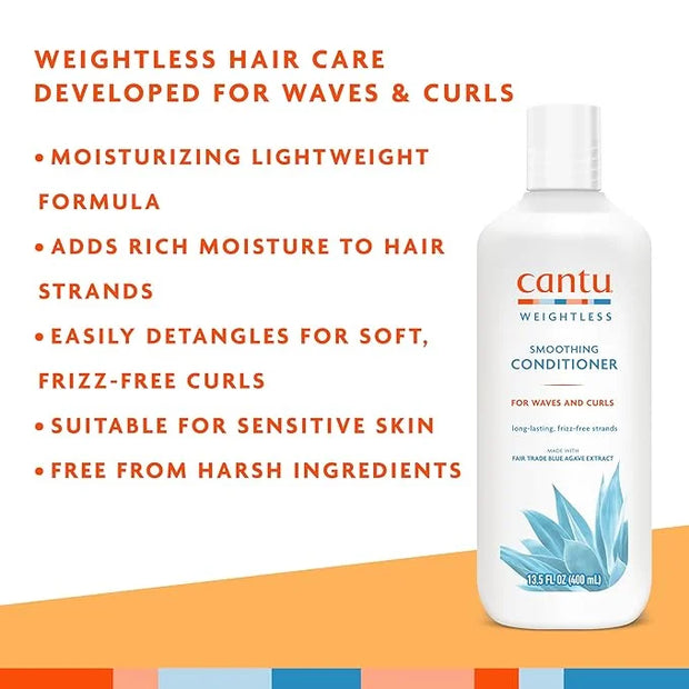 Cantu Weightless Smoothing Conditioner, 13.5 fl oz - Product Image