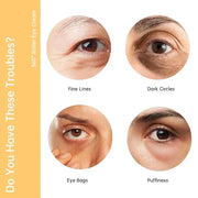 Snail Peptide Eye Cream For Moisturizing, 17 ML Snail Mucin Under Eye Cream With Niacinamide, Hyaluronic Acid For Dark Cir...
