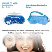 MR.ICE 3 Kits Cooling Face Mask Full Face Ice Mask, Reusable Gel Face Mask Eye Cooling Masks with Soft Plush Backing, Cold...