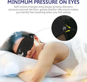 Mavogel Cotton Sleep Mask - Sleep Eye Mask for Women Men, Light Blocking Night Eyemask, Super Soft and Comfortable Eye Cov...