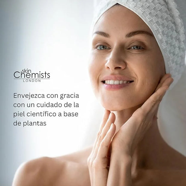 Skin Chemists Anti-Aging Eye Serum, 15ml - Green Caviar Extract & Matrikine Peptide 6 for Under Eye Wrinkle Reduction, Hyd...