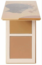 Juvia's Place Bronzed Duo Bronzer Medium - Soft Matte Bronzer, Contour Powder, Long-Wearing & Buildable Bronzing Powder - ...