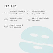 Hydropeptide Polypeptide Collagel+ Plus Face Mask, Line Lifting Hydrogel Peptide Facial Treatments, 4 Count - Product Image