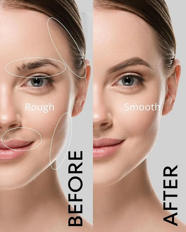 Rechargeable Facial Hair Removal for Women: 2-in-1 Electric Eyebrow and Facial Hair Removal Device - Suitable for eyebrows...