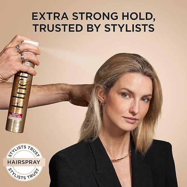 L'Oreal Paris Hair Care Elnett Satin Extra Strong Hold Hairspray For Color Treated Hair, Long Lasting Plus Humidity Resist...