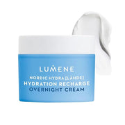 Lumene Nordic Hydra [Lahde] Hydration Recharge Overnight Cream - Lightweight, Hydrating Face Cream with Hyaluronic Acid, A...