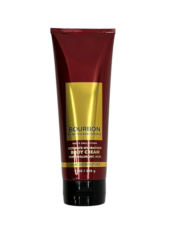 Bath & Body Works Bourbon Mens Ultra Shea Body Cream 8 oz - Product Image