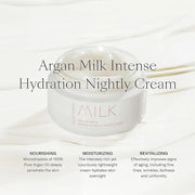 Josie Maran Argan Milk Body Care Gift Set - Intense Hydration Body Serum + Night Cream with a Lightweight Texture - Fast-A...