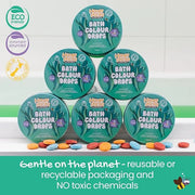 Honeysticks Bath Color Tablets for Kids - Non Toxic Bathtub Drops Made with Natural Ingredients and Food Grade Colors - Fr...