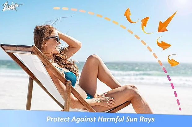 Zinka Sunny Days Personal Pack - SPF 30/50 - UVA & UVB Sunscreen Protection for Face, Body, Lips - Water Resistant, Oil Fr...
