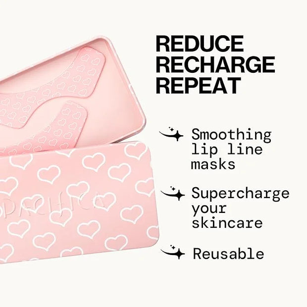 Pacifica Beauty Reusable Lip Line Mask, Skincare, Silicone Mask, For Fine Lines and Wrinkles, Lift and Firm, Pair with Ser...