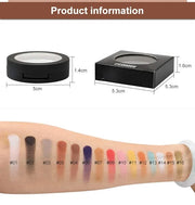ISMINE Single Eyeshadow Powder Palette Shimmer Pearl White, High Pigment, Longwear Single White Eye Makeup for Day & Night...