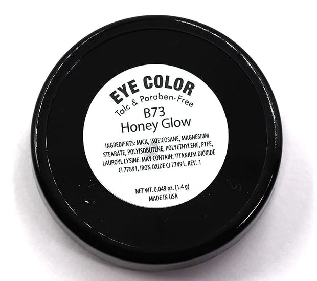 Honey Glow Gold Naked Off White Nude Shimmering Shimmer Pressed Powder Single Vegan Eyeshadow; Talc, Paraben & Cruelty Fre...